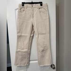 ZARA High Waisted Ankle Length Flare Jeans